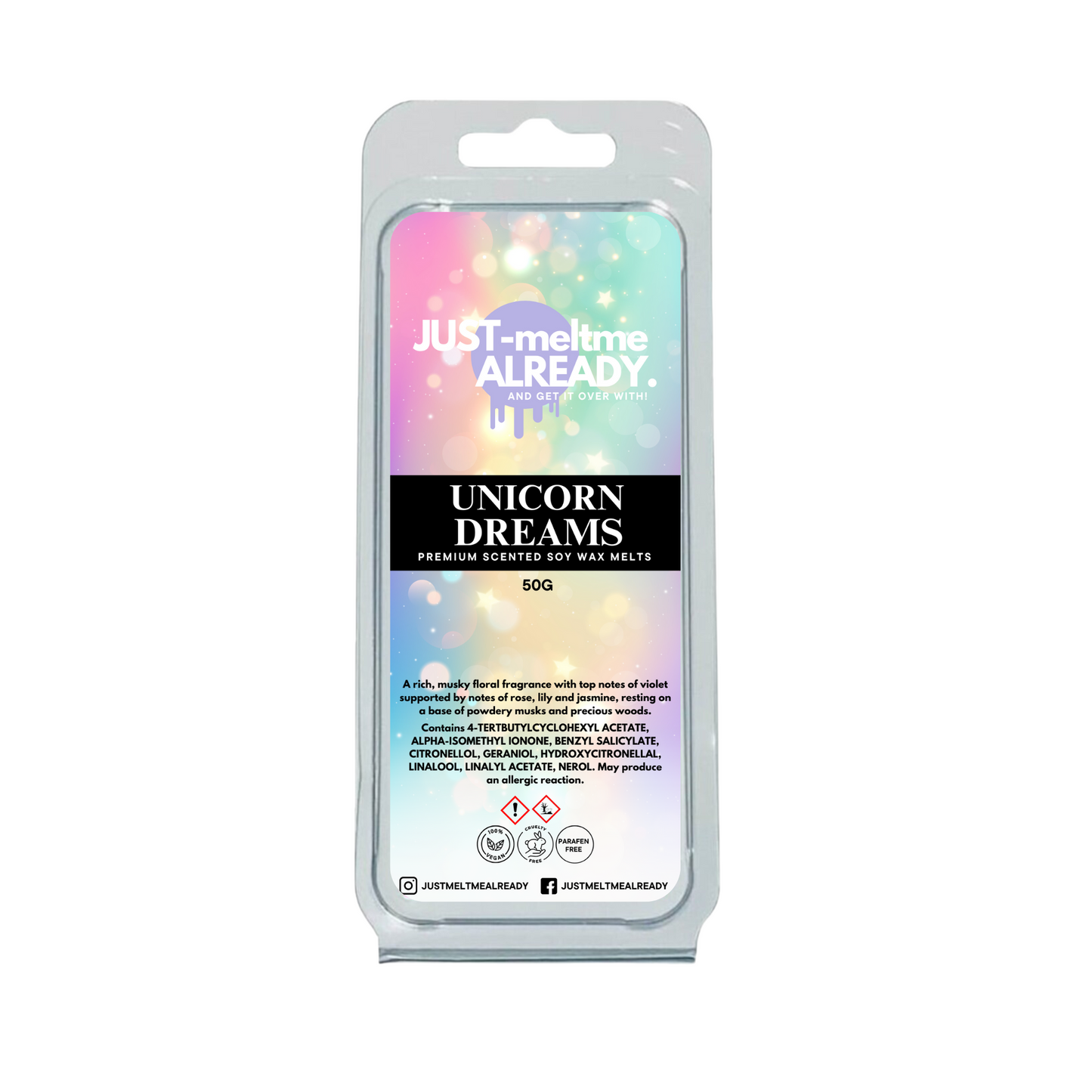 Unicorn Dreams - Clamshell Wax Melt